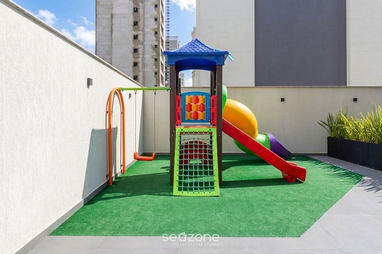 Apartamento moderno a 300 metros da praia FNK1905