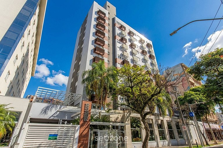 Studio em cond. c/ piscina em POA PUE0308