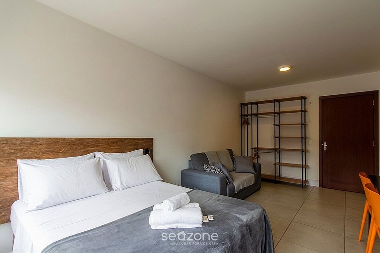 Estudio en cond. c/ piscina en POA PUE0308