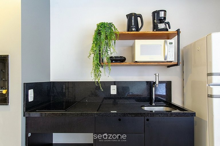 Studio em cond. c/ piscina em POA PUE0308