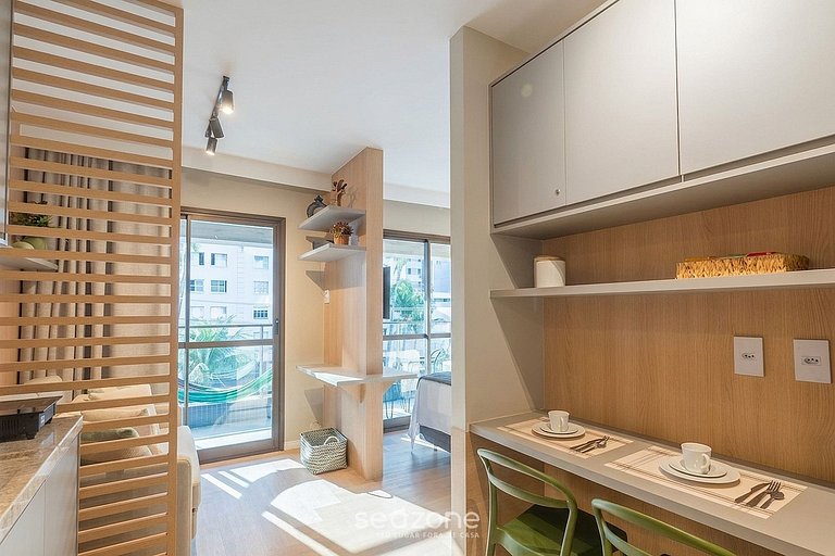 Studio en Condo con Piscina en Pituba HPA0202