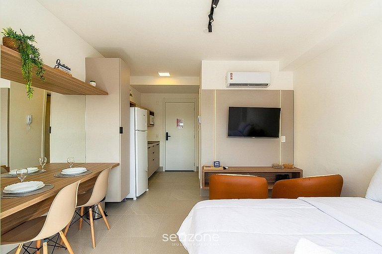 Studio en cond. c/ piscina en Porto Alegre CJG0906