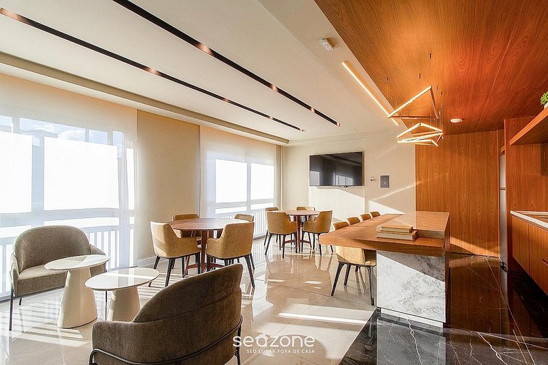 Studio em cond. c/ piscina em Porto Alegre CJG0906