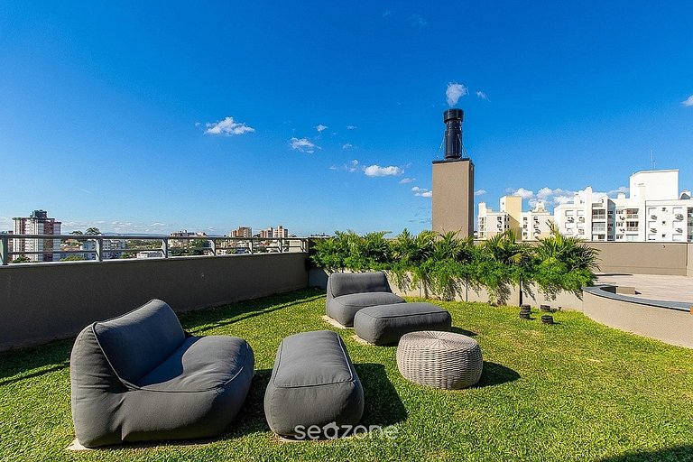 Studio em cond. c/ piscina em Porto Alegre CJG0906