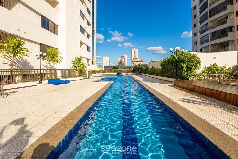 Moderno em Cond. c/ Piscina no Setor Bueno BLI2903