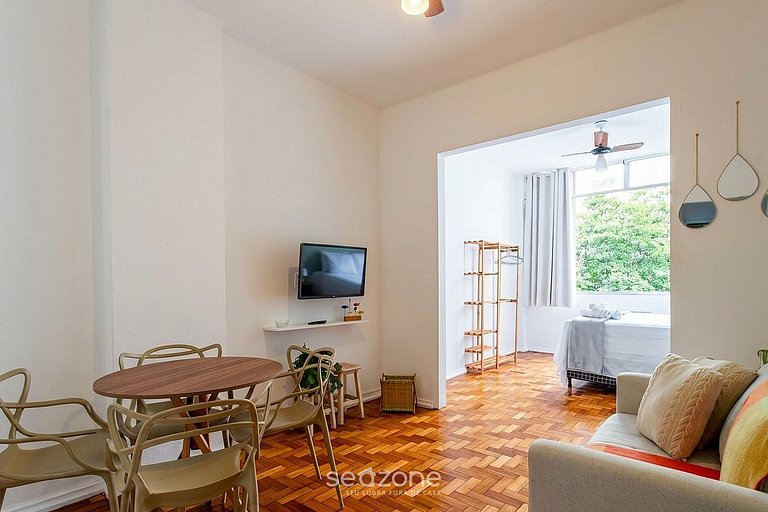 Apt acogedor 370m del playa de Copacabana FDS0303