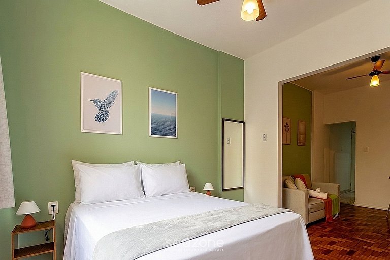 Apt acogedor 370m del playa de Copacabana FDS0303