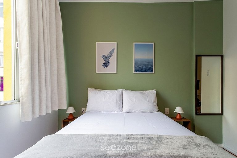 Apto aconchegante 200m da Praia Copacabana FDS0303