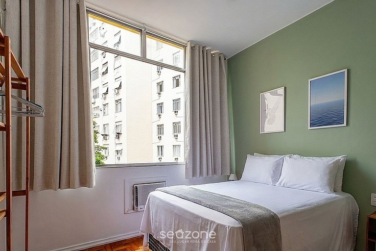 Apto aconchegante 370m da Praia Copacabana FDS0303