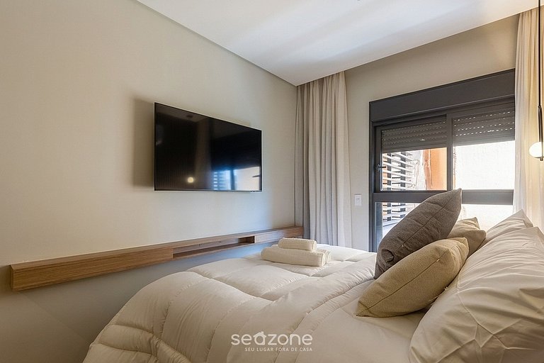 Studio em Cond. c/ Academia na Bela Vista HMJ0501