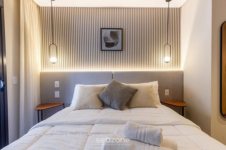 Studio en condo. en Bela Vista con gym HMJ0505