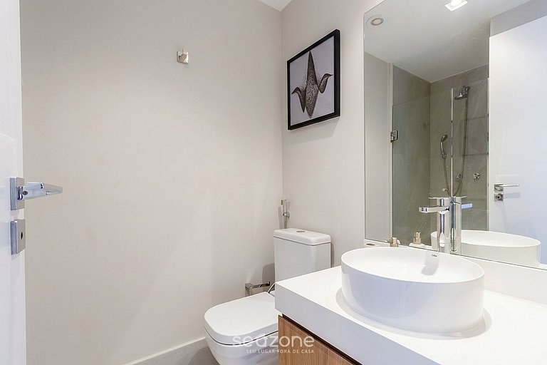 Studio en edif. con gym en Bela Vista HMJ0509