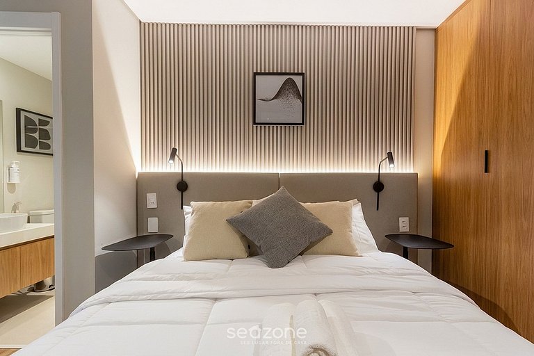 Studio em Cond. c/ Academia na Bela Vista HMJ0602