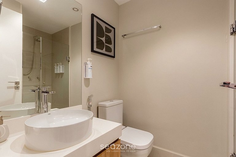 Studio em Cond. c/ Academia na Bela Vista HMJ0602