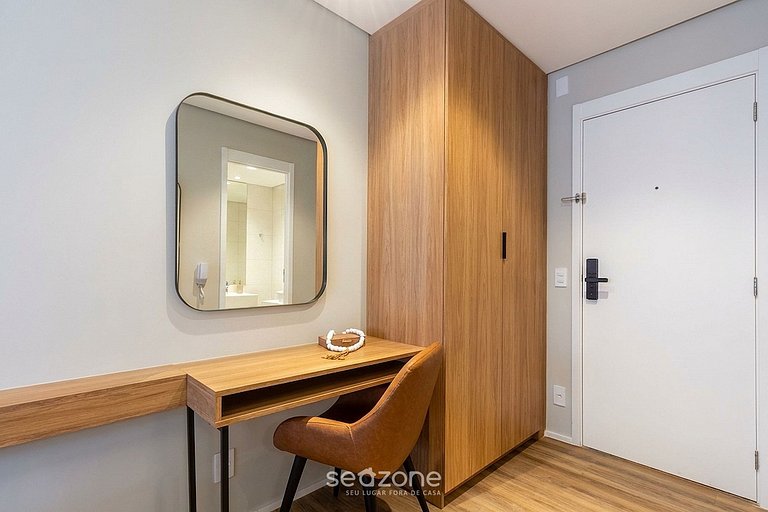 Studio en Cond. c/ Balcón en Bela Vista HMJ0606