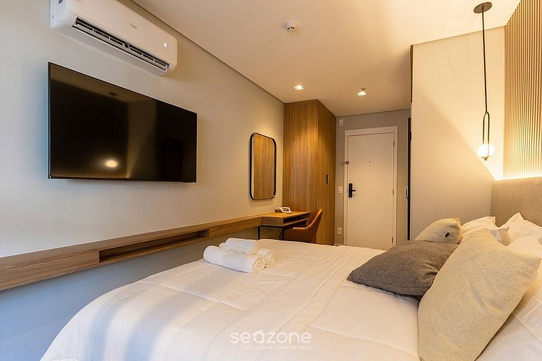 Studio en Cond. c/ Balcón en Bela Vista HMJ0606