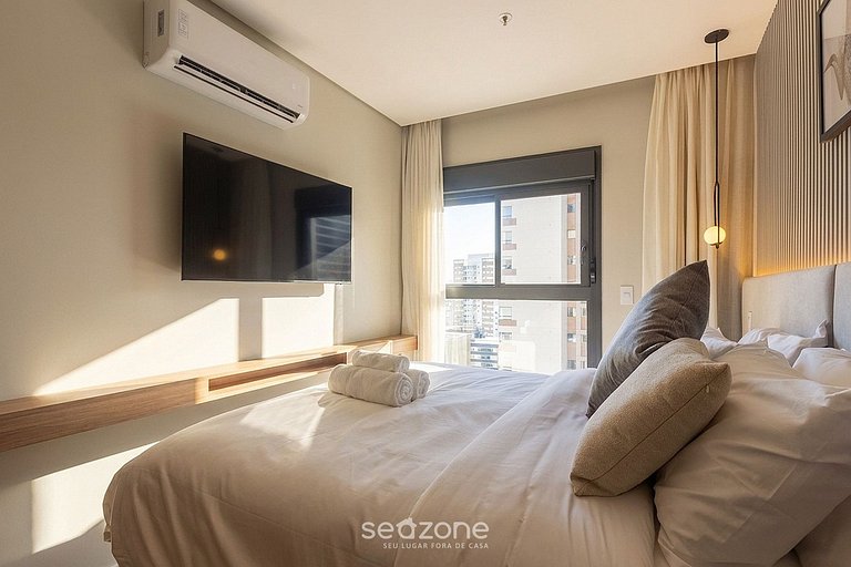 Studio en condo c/ gimnasio en Bela Vista HMJ0610