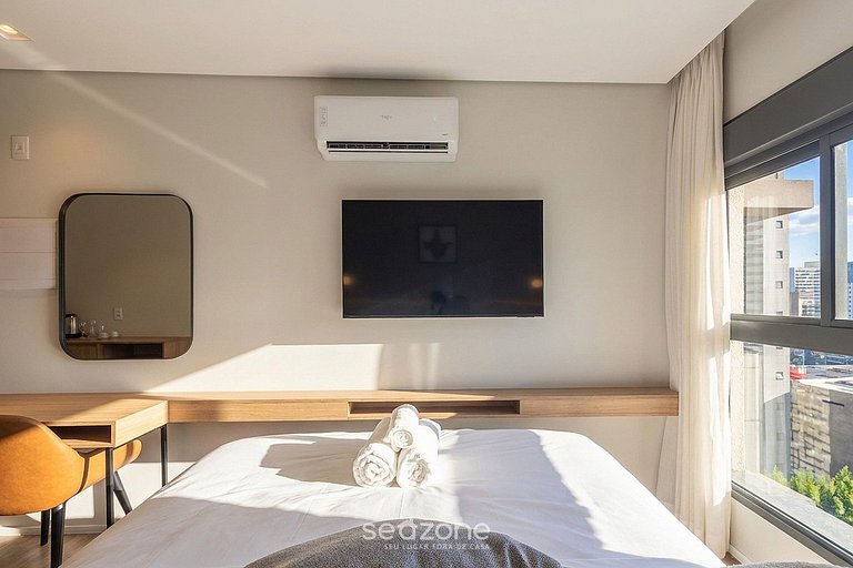 Studio en condo c/ gimnasio en Bela Vista HMJ0610