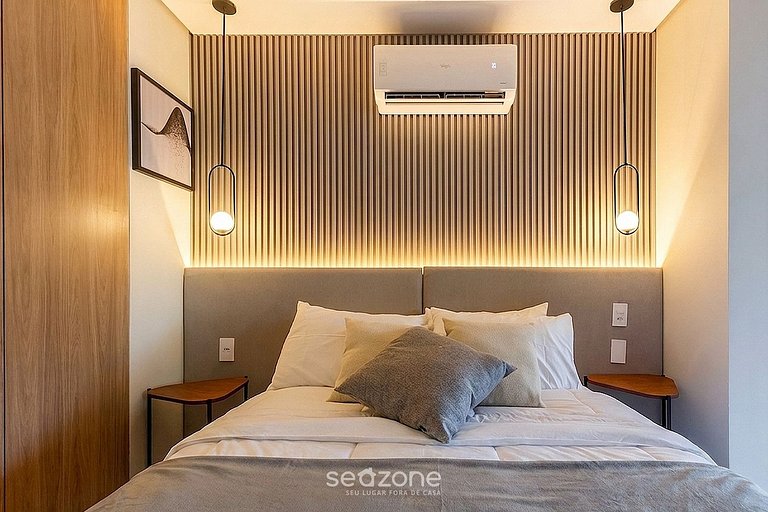 Studio em Cond. c/ Academia na Bela Vista HMJ0814