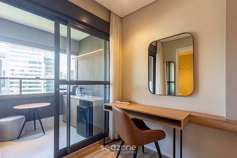 Estudio en Cond. c/ Gimnasio en Bela Vista HMJ0814