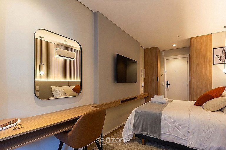 Estudio en Cond. c/ Balcón en Bela Vista HMJ0704