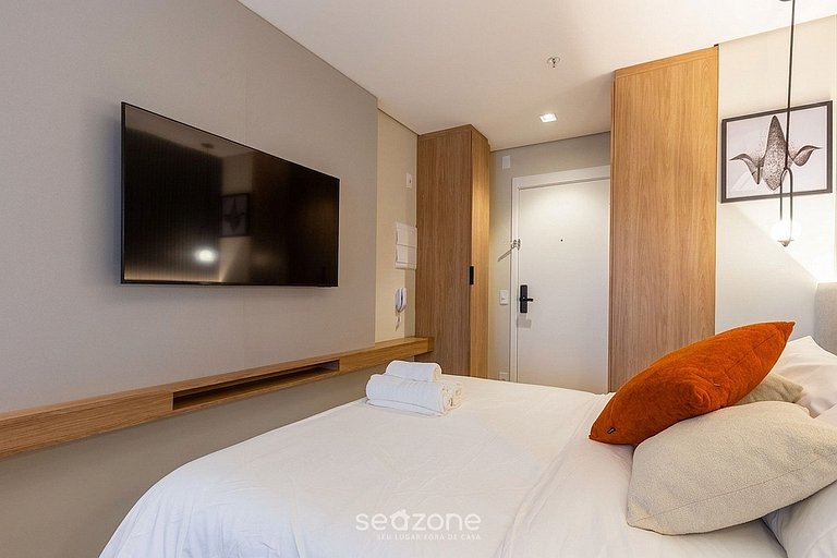 Estudio en Cond. c/ Balcón en Bela Vista HMJ0704