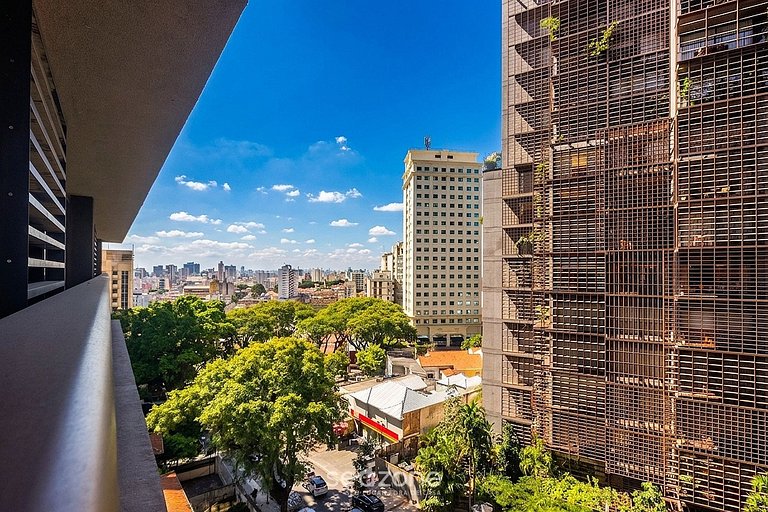 Estudio en Cond. c/ Balcón en Bela Vista HMJ0704