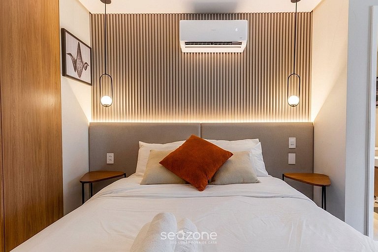 Estudio en Cond. c/ Balcón en Bela Vista HMJ0704