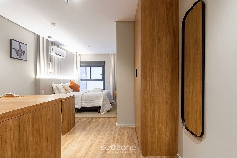 Studio en Cond. c/ Gimnasio en Bela Vista HMJ0720