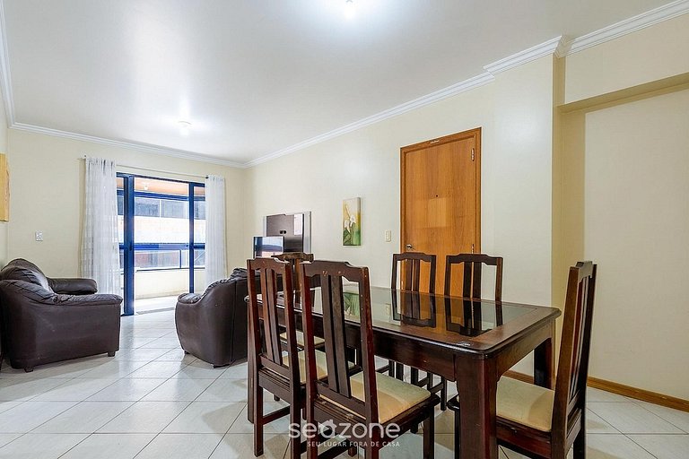 Apto em prédio c/ vista p/ Mar Meia Praia HDC0405