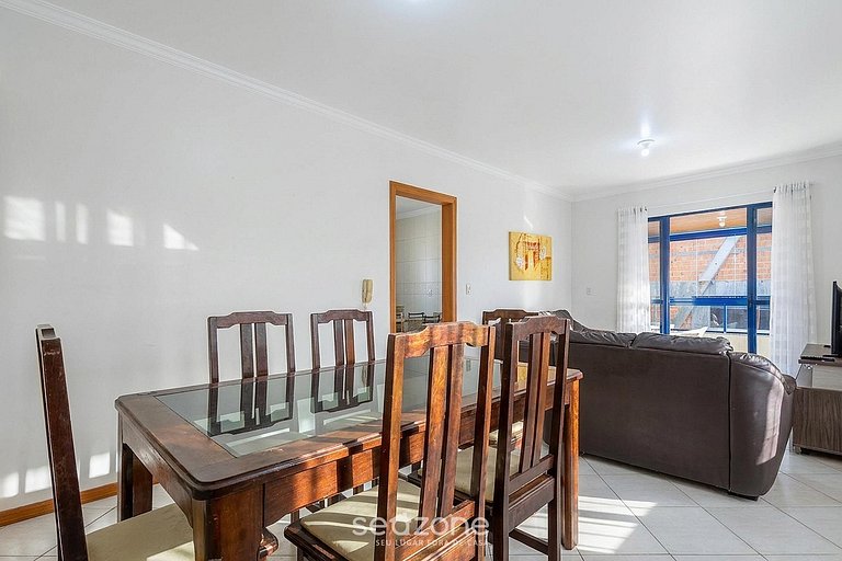 Apto en edif. con vista al Mar Meia Praia HDC0405