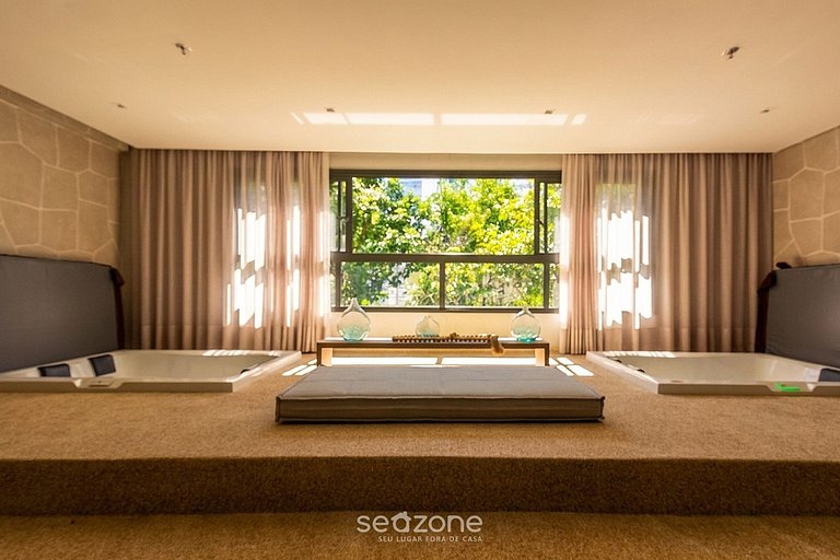 Studio em cond. c/ academia em Jardins HMJ0301