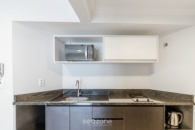 Apto en edificio en el Centro de Blumenau UNE1105