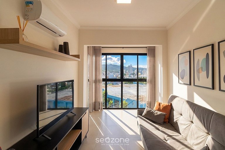 Apto en edificio en el Centro de Blumenau UNE1105