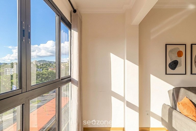 Apto en edificio en el Centro de Blumenau UNE1105