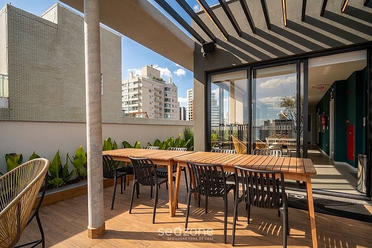 Moderno em prédio c/ garden no Centro PDK0002