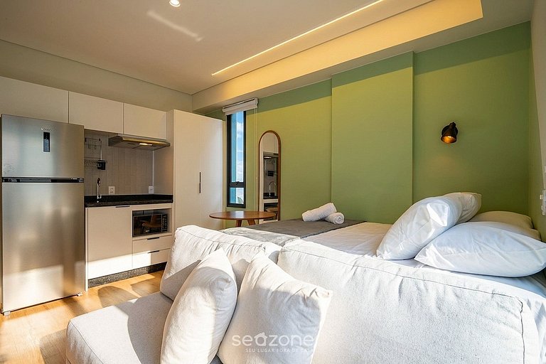 Studio em prédio c/ garden no Centro PKD0102