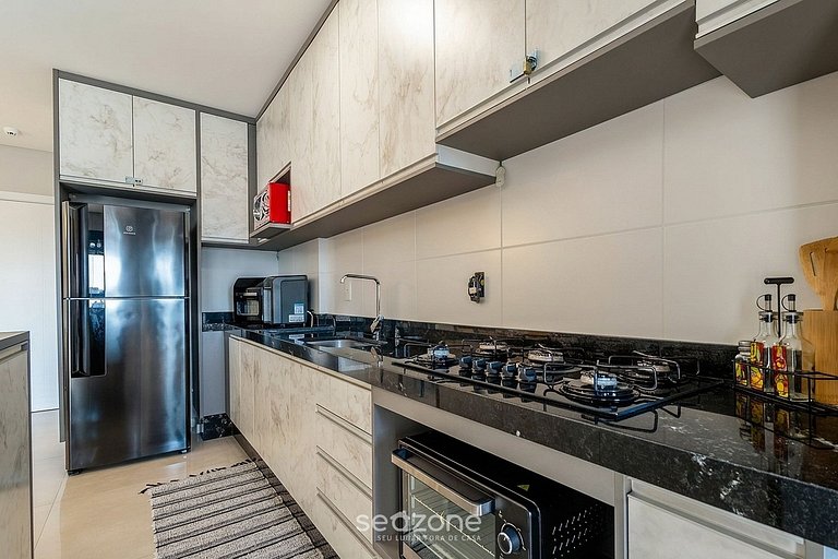 Apto en condo. c/ vista al Lago en Fazenda LMR0902