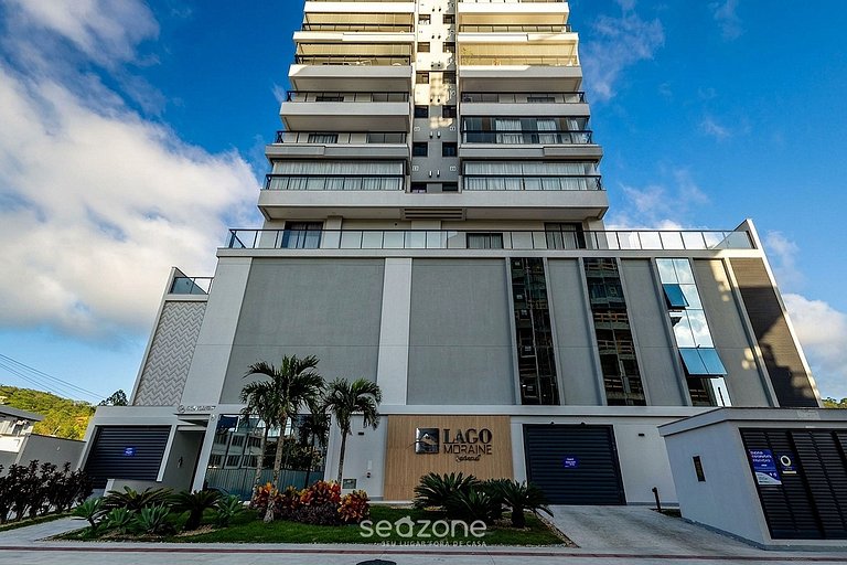 Apto en condo. c/ vista al Lago en Fazenda LMR0902