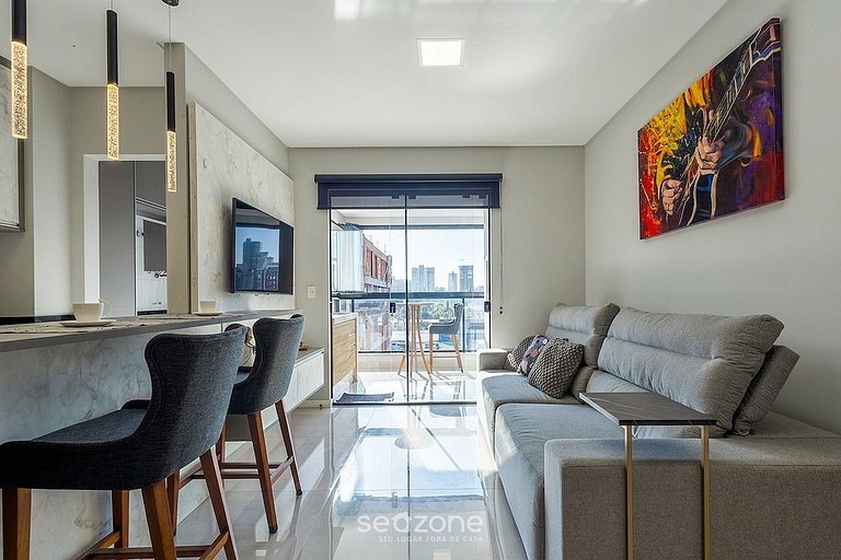 Apto en condo. c/ vista al Lago en Fazenda LMR0902