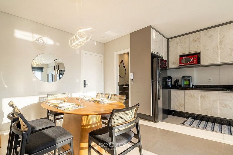 Apto em prédio c/ vista p/ Lago na Fazenda LMR0902