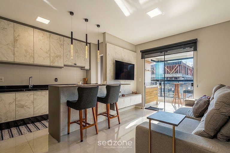 Apto em prédio c/ vista p/ Lago na Fazenda LMR0902