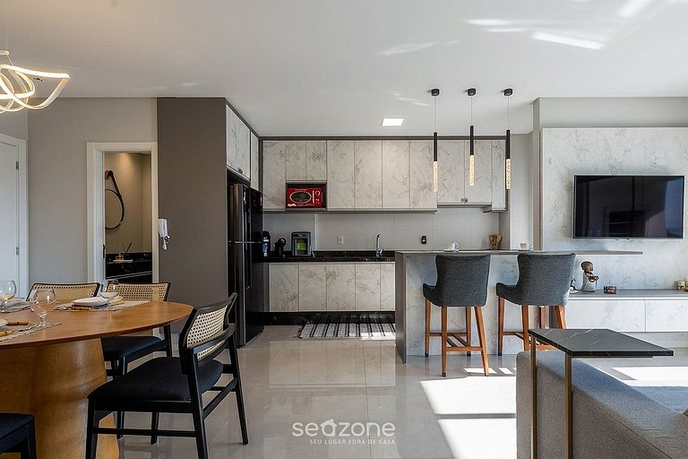 Apto en condo. c/ vista al Lago en Fazenda LMR0902