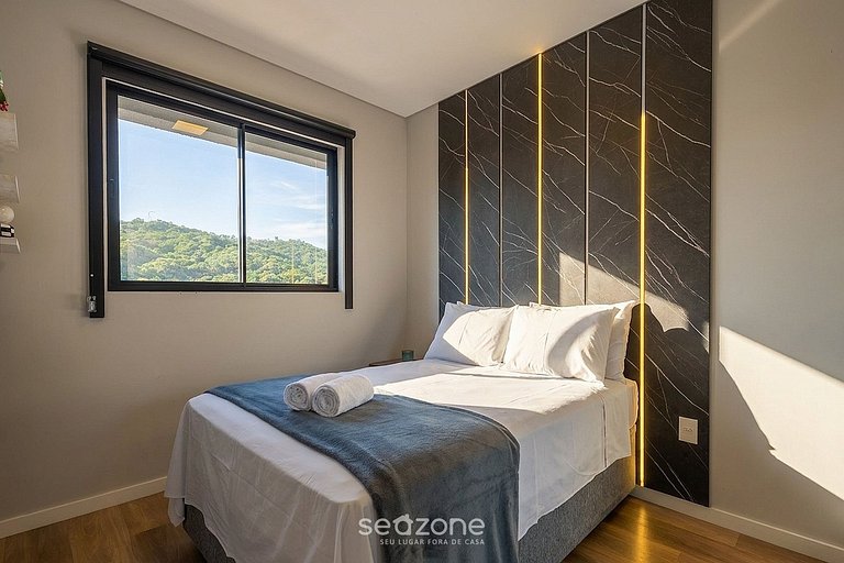 Apto en condo. c/ vista al Lago en Fazenda LMR0902