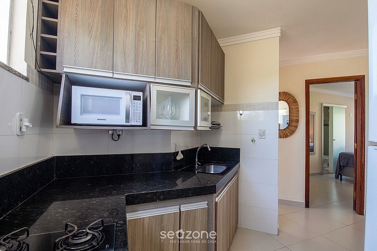 Apto en Condo c/ Piscina y Balcón Centro MUT0000