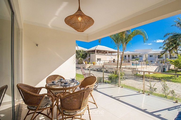 Apto en Condo c/ Piscina y Balcón Centro MUT0000