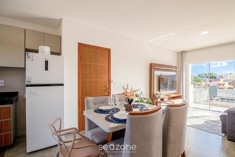 Apto em Cond. c/ Piscina e Vista Mar ALM0009