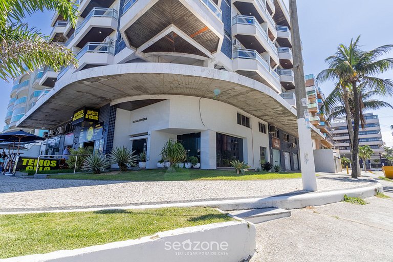 Apto en Cond. c/ Piscina y Vista Mar Braga SRB0101