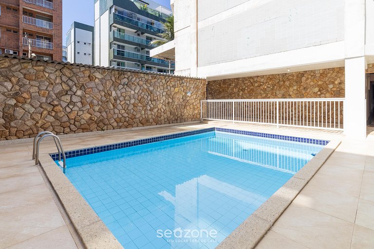 Apto en Cond. c/ Piscina y Vista Mar Braga SRB0101