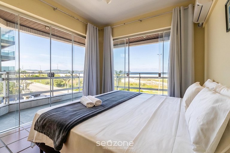 Apto em Cond. c/ Piscina e Vista Mar Braga SRB0101